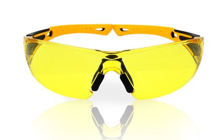 Очки защитные открытые «Компаньон» жёлтые с покрытием KN