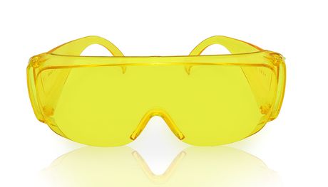Очки открытые тип «Люцерна» жёлтые с покрытием KN